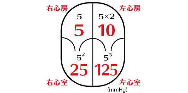 心室圧と心房圧の覚え方